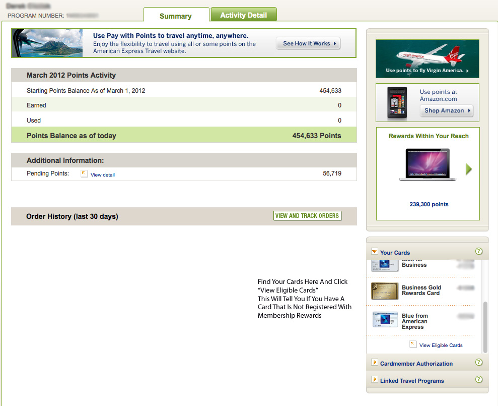 American Express Membership Rewards Check