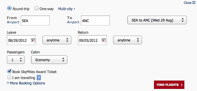 Booking A Delta SkyMiles Ticket